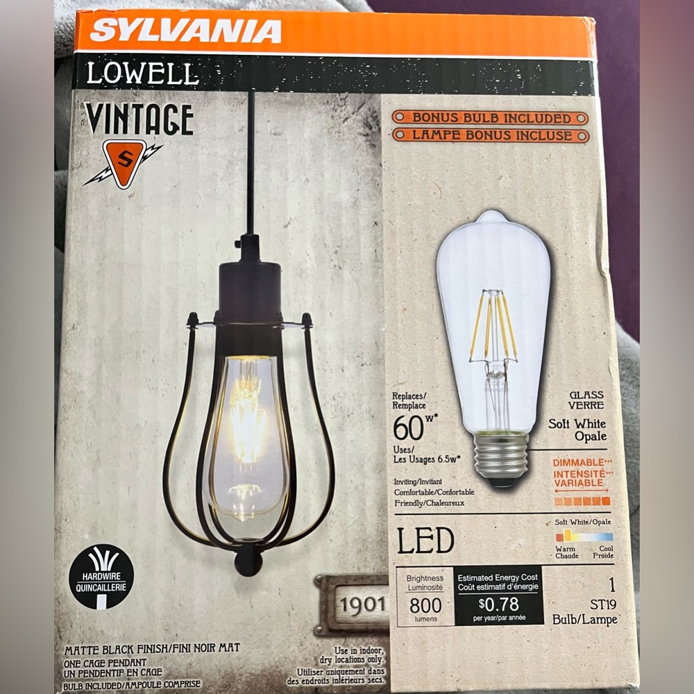 Sylvania “1901” Cage Light NWOT